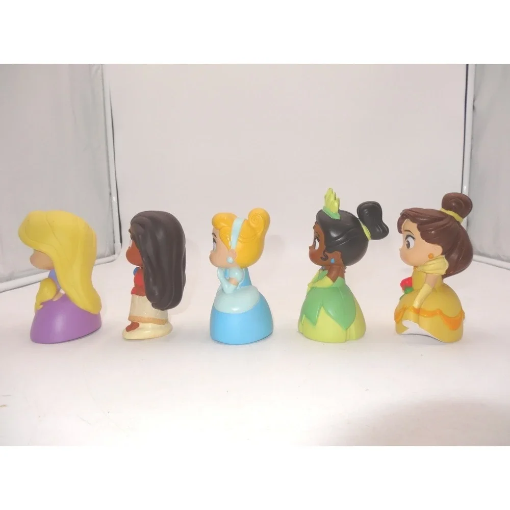 Disney Princess Vinyl Figures Bath Squirter Water Cinderella Belle‎ Rapunzel 5